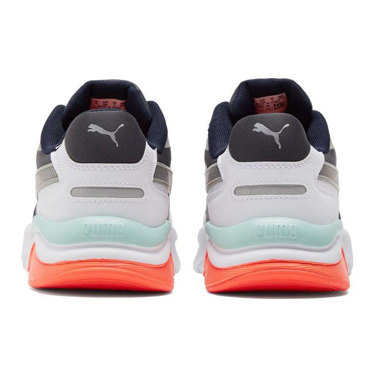 Puma X-Ray Millennium Fabric Trendy Color Block Shock Absorbing Breathable Low-Top Casual Shoes Unisex Sneakers White Black Orange 375999-06