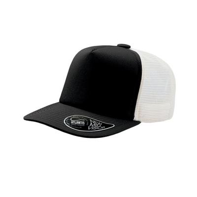 Atlantis Record Mid Visor 5 Panel Trucker Cap (Pack of 2)