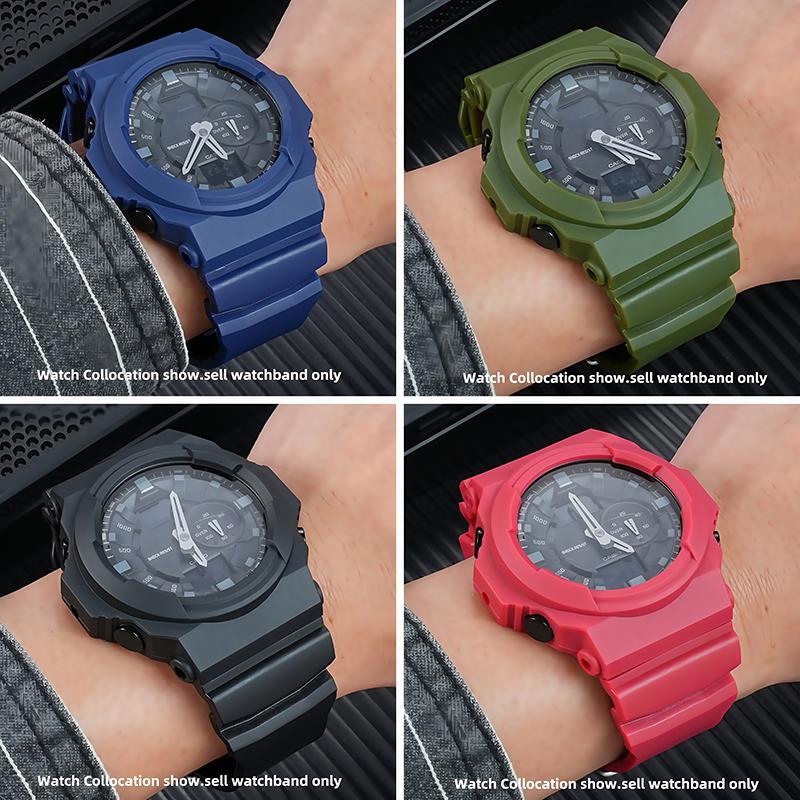Cinturino+Cassa in Resina per Casio GA-150 200 201 GLX 100 Custodia Cinturino in Silicone Morbido Accessori di Ricambio Strumento Regalo