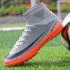 Men Society Cleats Football Shoes Indoor Fast Football Field Boots TF/AG Ankle Football Shoes Professional Original Sneaker