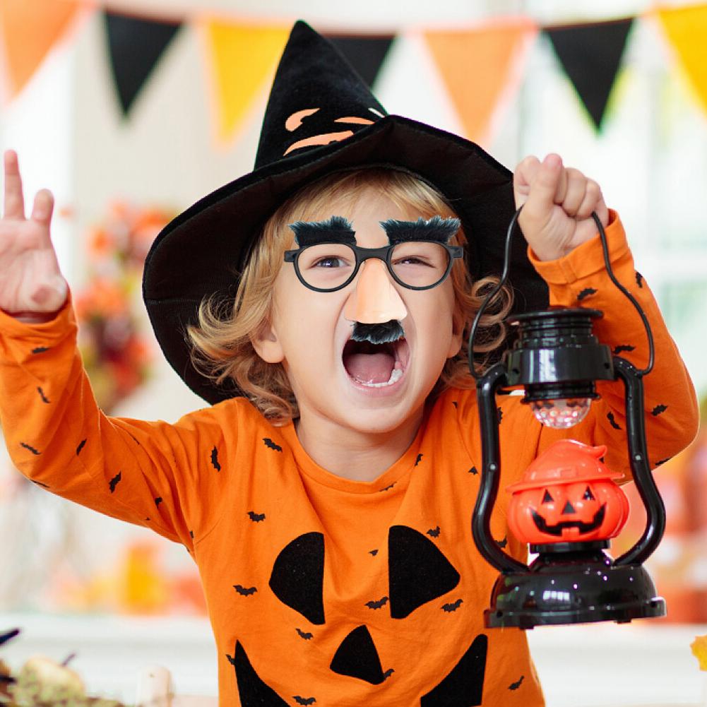 Zabawne okulary kostiumowe Oversized Okulary nowościowe Zabawne okulary z dużym nosem z brwiami Kręcona broda Wąsy Kostium na imprezy