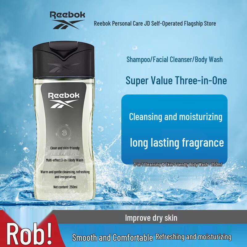 Reebok Men's 3-in-1 Shower Gel
