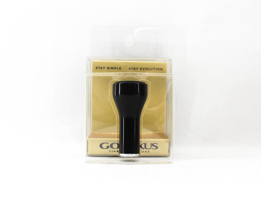 Gomexus A24LBKSR Power Knob Black Silver 24mm Shimano A Daiwa S (4275)