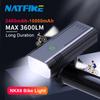 10000mAh 6-8 LED Fietslamp USB Oplaadbaar 3600 Lumen Fiets Koplamp Super Heldere Zaklamp Voorlampen en Achterlicht