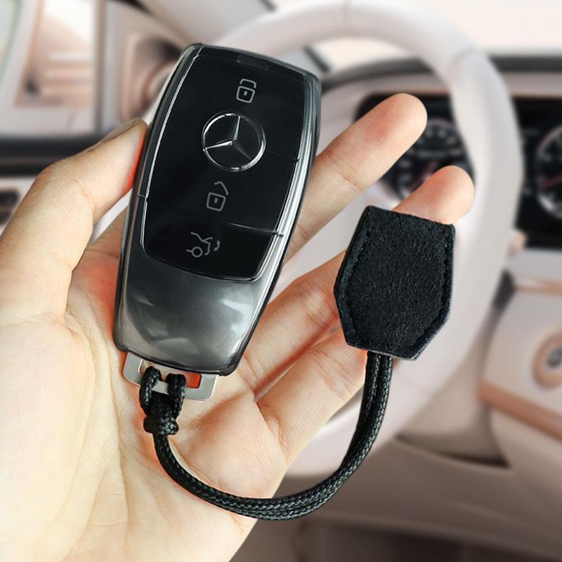 Transparent Mercedes-Benz Key Case for C260, LC200, S400, E-Class, C-Class, EQE, GLC - Unisex
