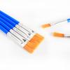 5pcs Painting Brushes Set Art Round Flat Hair Nylon Hair Paint Brush Pen for Oil Acrylic Watercolor School Art Supplies