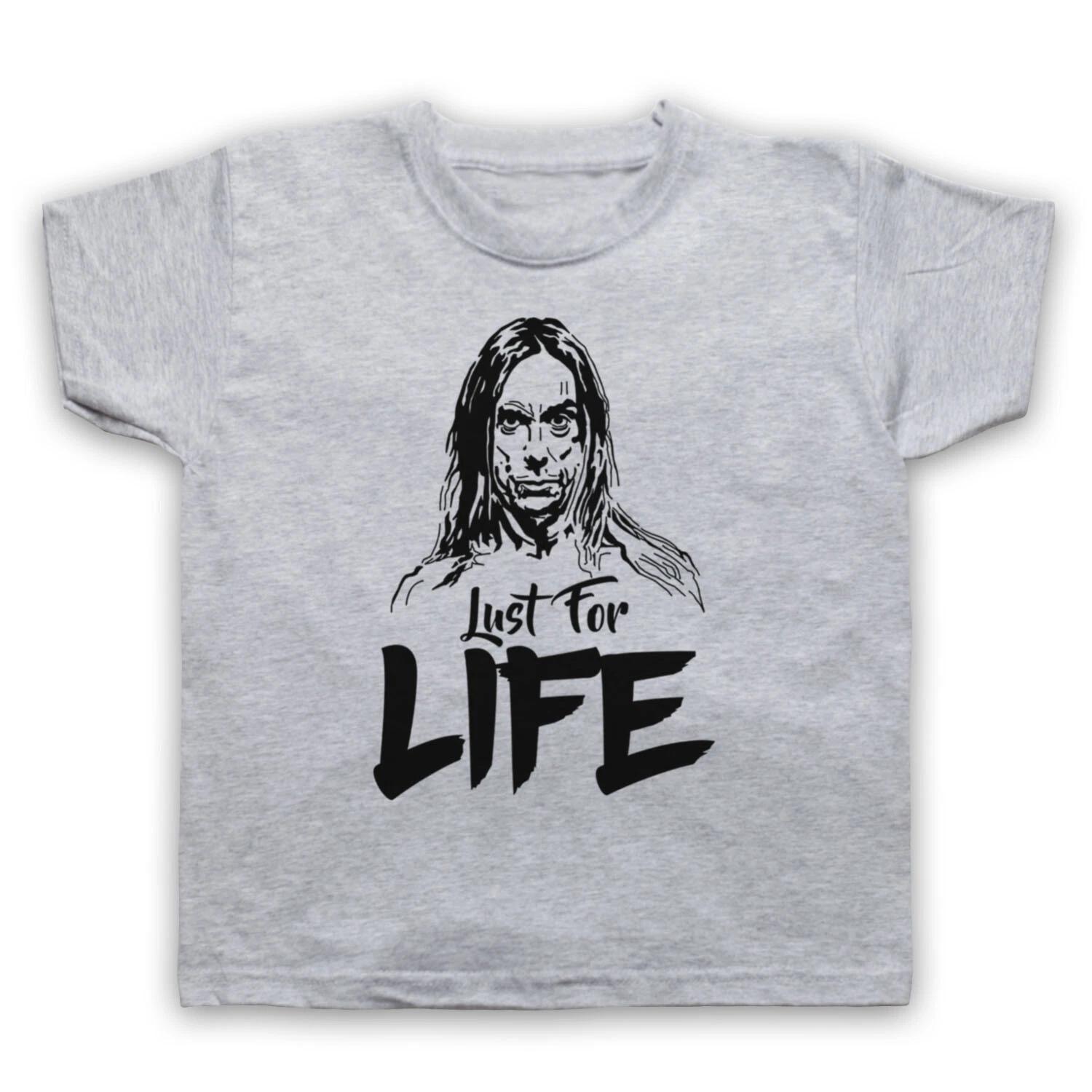 IGGY POP UNOFFICIAL LUST FOR LIFE PUNK STOOGES ROCK KIDS CHILDS Boys Baby Children T-shirt 130