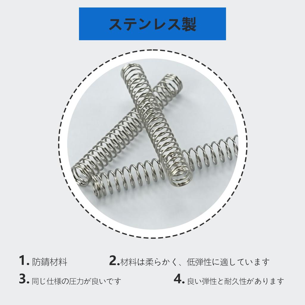 TORMEN Compression Spring Compression Spring Steel Spring Coil Extension 3mm OD 0.5mm Wire Diameter 25mm Length (Pack of 10)