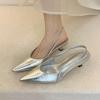 Elegant Women's Sandals Mid Heels Fashion Heels Shoes Slingback Slippers 2026 Luxury Party Slides New Pumps Mujer De Sandalias