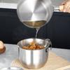 New Stainless Steel Oil Filter Pot Storage Container Large Capacity Cooking Oil Strainer Multi-Purpose Filter Tank Home Use