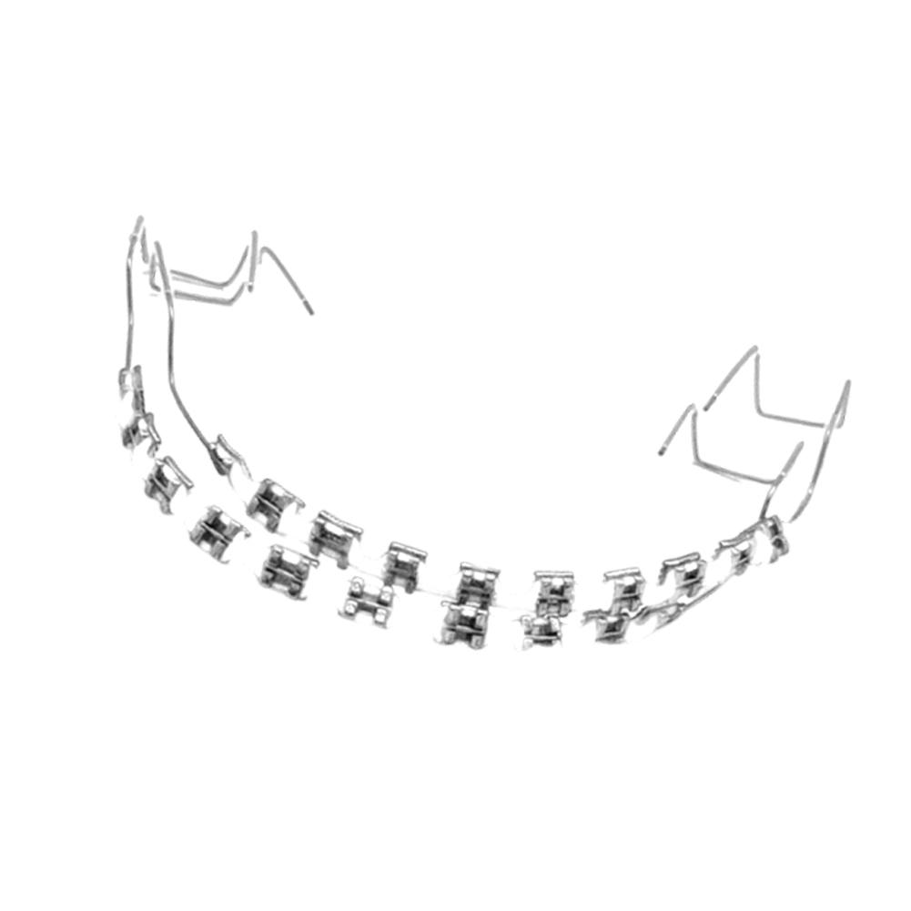 New Metal Wires Bracket Dental Fake Braces With/no Storage Box Colored Dental Decor Braces Dental Fashion Decoration Dental Tool