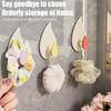 4Pcs Self Adhesive Wall Hooks Towel Coat Hangers Strong Load-bearing Simple Installation Bathroom Shower Storage Hooks