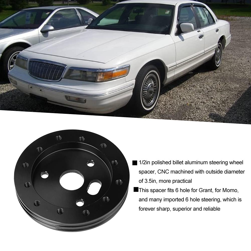 3 Hole To 6 Hole Steering Wheel Adapter for Universal