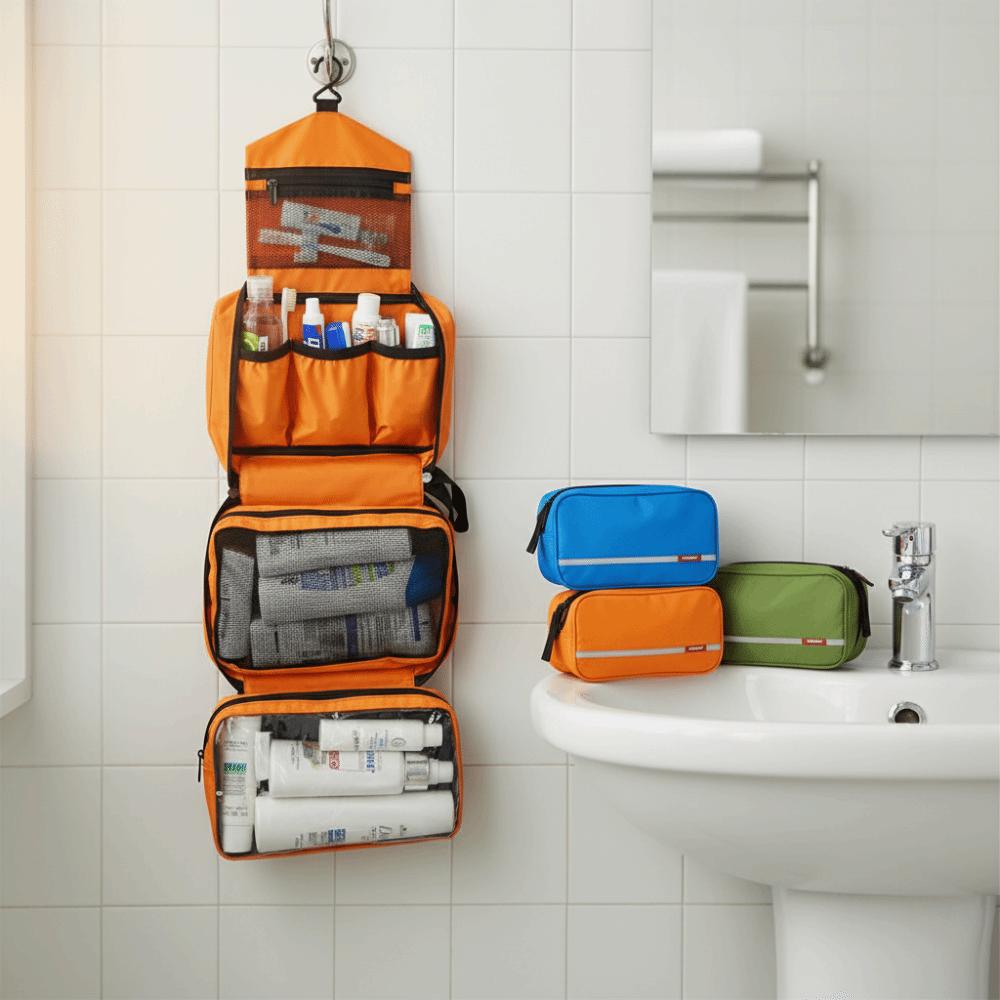 Durable Sturdy Hanging Hook Toiletry Organizer Kit Wash Organizer Organizer Kit Hanging Toiletry Bag Makeup Bag For Women