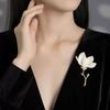 Vintage Enamel Magnolia Corsage Palace Style Jewelry Accessories Suitable For Women To Wear