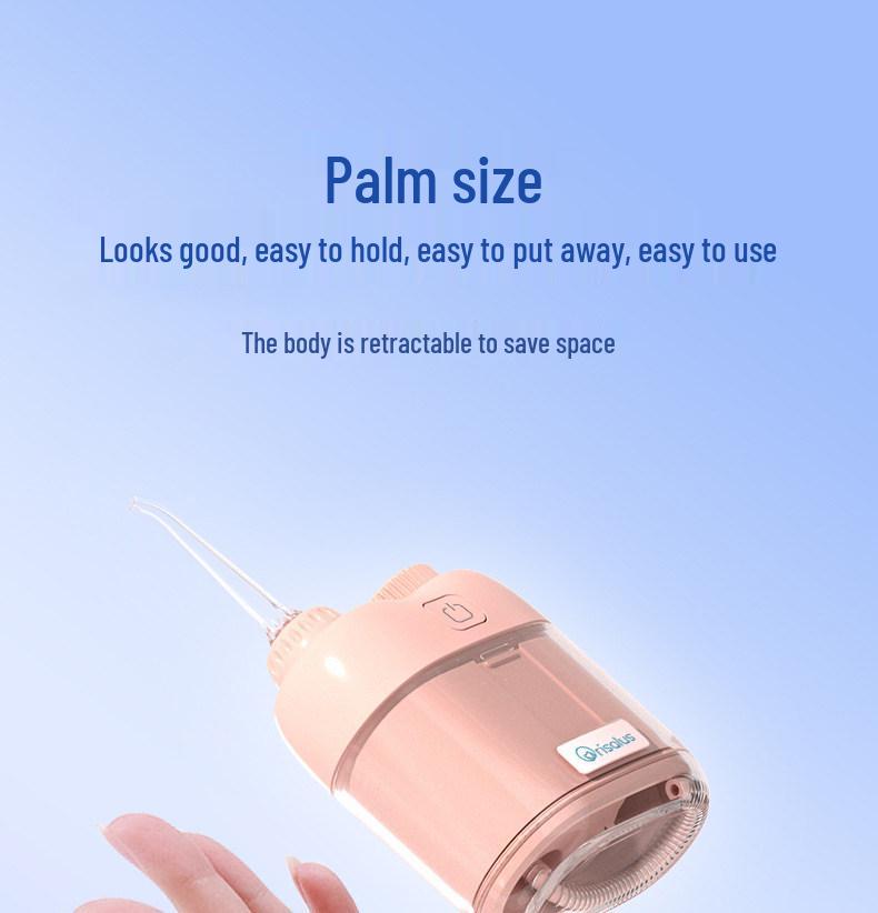Compact Electric Water Flosser for Oral Care and Tartar Removal