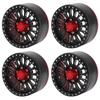4pcs RC Metal Wheel Hubs with Screw Cap for Traxxas  Axial  Hsp  Redcat  Tamiya  Hpi RC Crawler