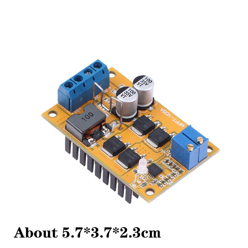 

S-1/2/3Pcs 8-28V 9V Solar Charge Controller - 5A 100W MPPT Automatic Switch Solar Panel Charging Regulator Accessory