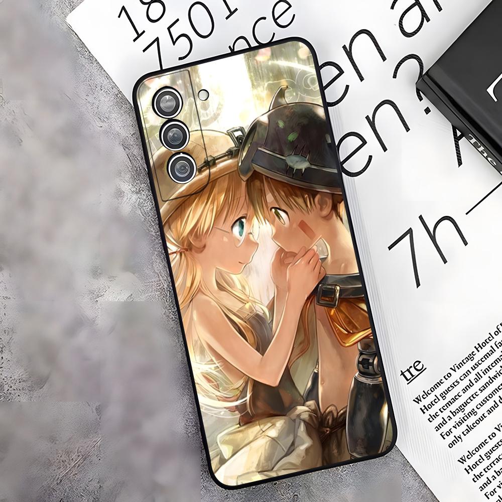 Vintage Anime Made In Abyss Phone Case For Samsung S26 S25 Edge S24 S23 S22 S21 S20 Ultra Plus Fe Galaxy A54 A53 A34 A25 A16 Cov
