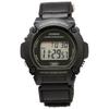 Casio Orologio Digitale Standard Verde con Chiusura in Velcro Modello Internazionale W-219HB-3AV Cinturino da Uomo, [Usato]