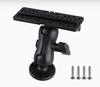 Swivel Fish Finder Mount Base GPS Electronics Fishfinder Holder Mounting Stand Plate GPS Navigation Fish Finder Bracket For Boat
