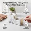 Heavy Duty Base Tape Roll Holder Gold Desktop Tape Dispenser Desk Tape Dispenser  For Office Desk