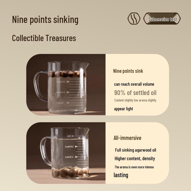 Natürliche Tinte Oud Wenwan Perlenarmband - Unisex Geschenk für Frauen & Männer