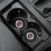 1/2Pcs Diamond-studded Car Coaster Cup Holder Anti-skid Pad For Nissan J10 X-Trail Qashqai Juke Leaf Micra NOTE Patrol Gadgets