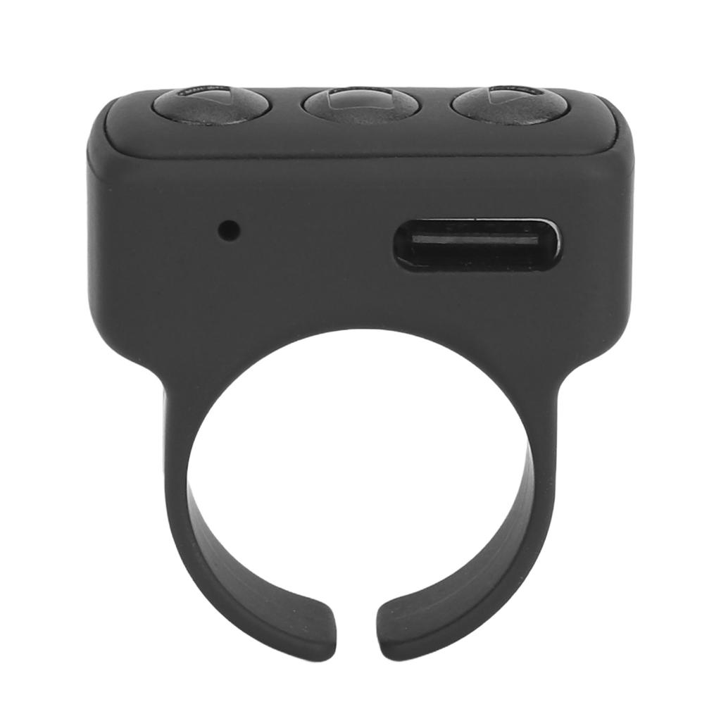 Remote Control App Page Turner Video Recording Selfie Button Rechargeable Bluetooth Scrolling Ring Clicker for Cell
