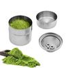Portable Mini Matcha Powder Can Thick Tinplate Tea Sealed Jar Spice Storage Box Container Box Kitchen Gadgets Household