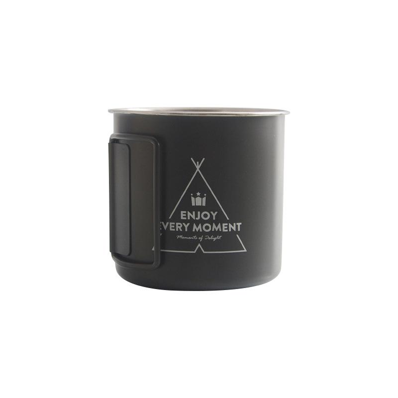 Portable Multi-color 304 Stainless Steel Folding Cup - Coffee, Beer, BBQ & Water