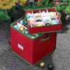 Foldable 64 Compartment Organizers Box Waterproof Nonwoven Fabric for Christmas Light Storage