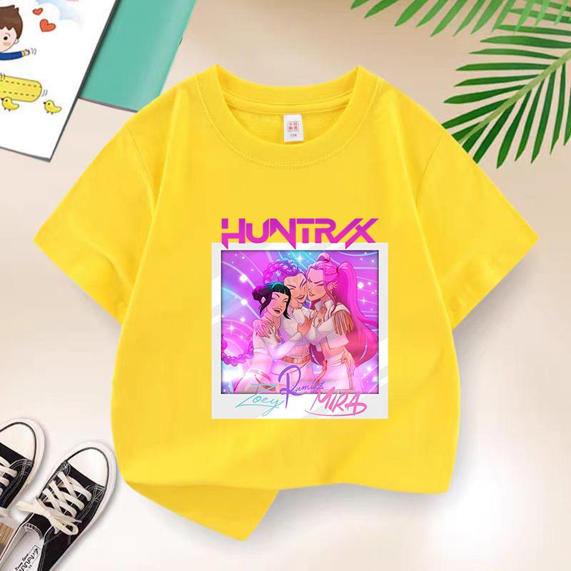 Kpop The Witch Hunt Team Turtle Planet Witch Hunter Group Short-Sleeve Peripheral Printed T-Shirt