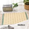 Cotton Linen Boho Rugs for Living Room Muslim Retro Ethnic Anti Slip Bedroom Area Rugs and Carpets Print Tatami Prayer Floor Mat