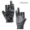 Spring & Summer Breathable Sun Protection Fishing Gloves - Anti-slip, Three-Fingerless, Thin Ice Silk, Wear-resistant Outdoor Angling Gloves