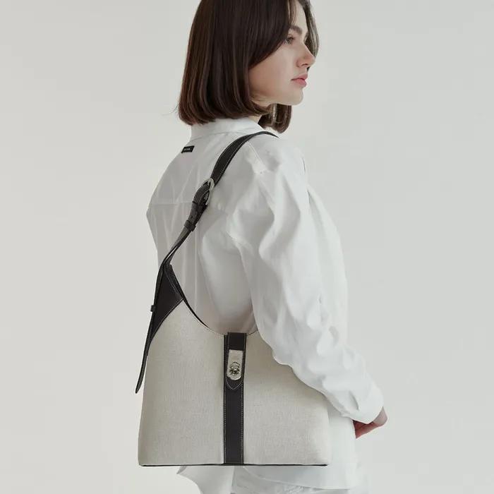 Rev Hobo Bag_Canvas Brown