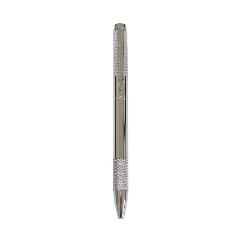 Gold Cross Metal Ballpoint Pen - Elegant Business & Student Writing Tool with Smooth Ink Flow