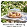 Transparent Cake Stand with Dome Lid | Dustproof, Holder Lid, for