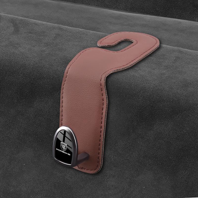 

Hooks for Bag Car Seat Headrest Organizer Holder For Porsche 911 Cayenne 918 Pajun 917 718 Panamera Macan Auto Storage Accessory