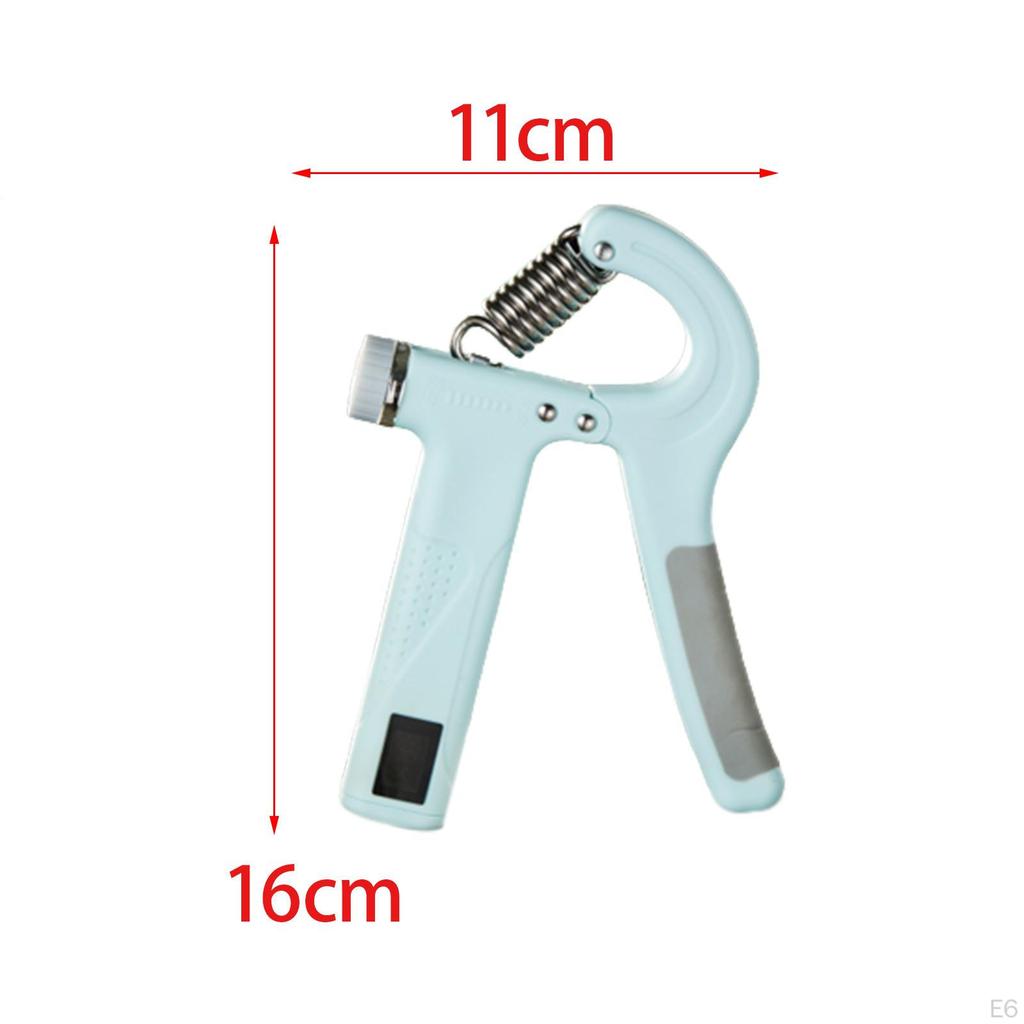 Finger Exerciser Adjustable 22-220lb Forearm Exercise Women Men Hand Grip Strengthener with Counter