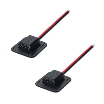 Universelle lötbare Steckverbinder Stromkabel für Multi-Device-Ladeinstallation mit Typ C Micro-USB DC5521-Anschluss