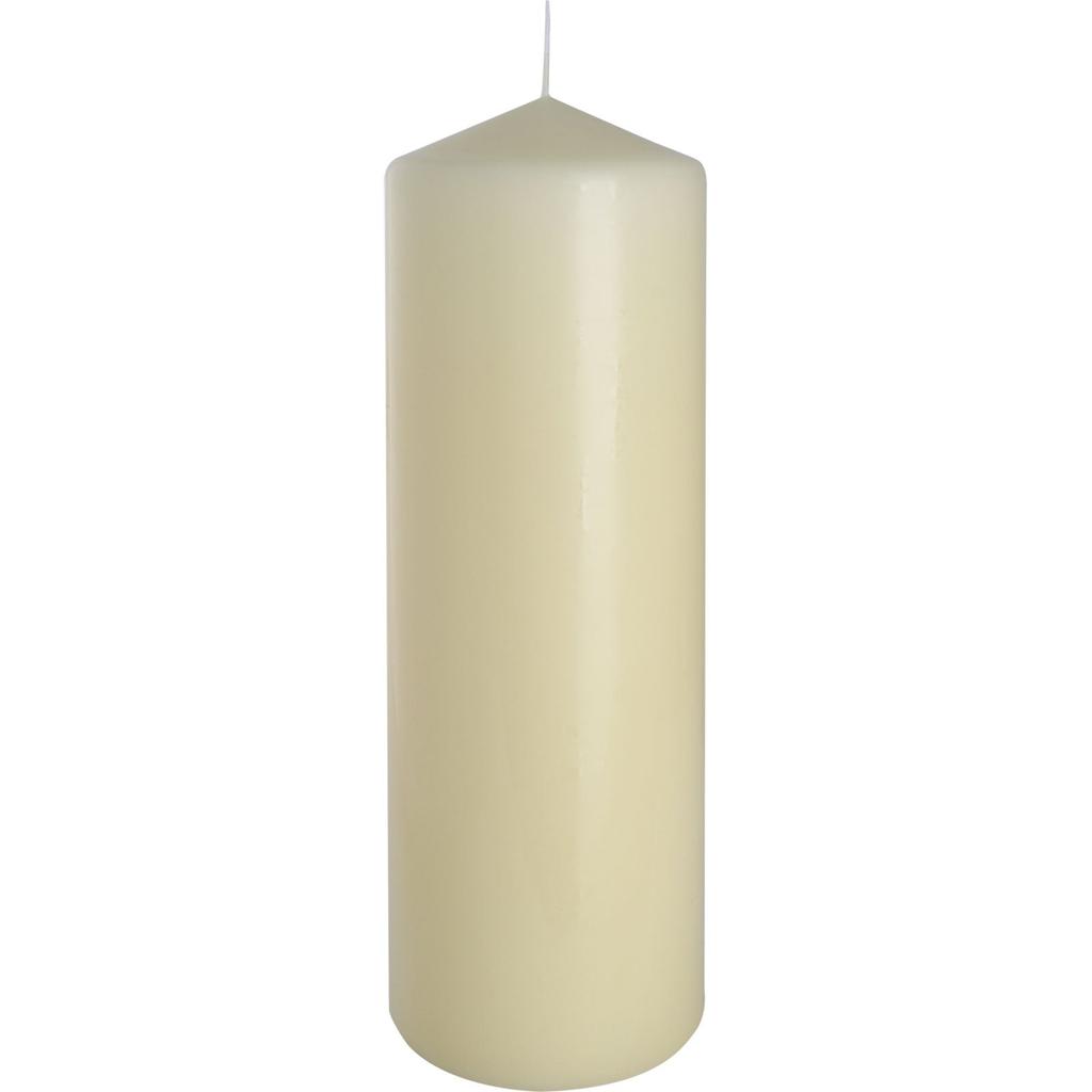 Pillar Candle Ivory 80x250mm 160 Hour Burn Time