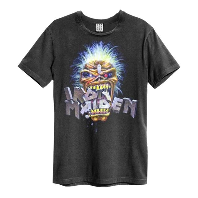 

Iron Maiden - Maiden Chomp Amplified Vintage Charcoal T Shirt L