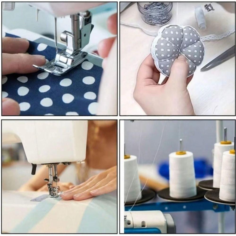DIY Cones Spool 402 Sewing Thread 3000yards Black White Polyester Thread Jeans Thread Household