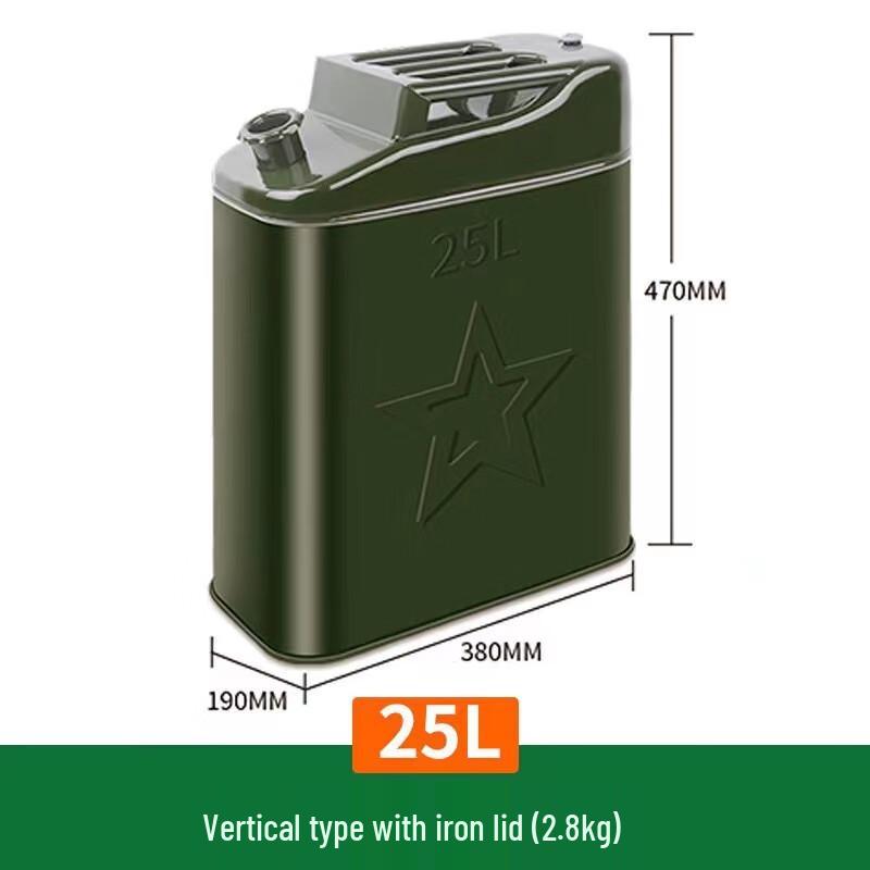 Heavy-Duty Steel Fuel Can