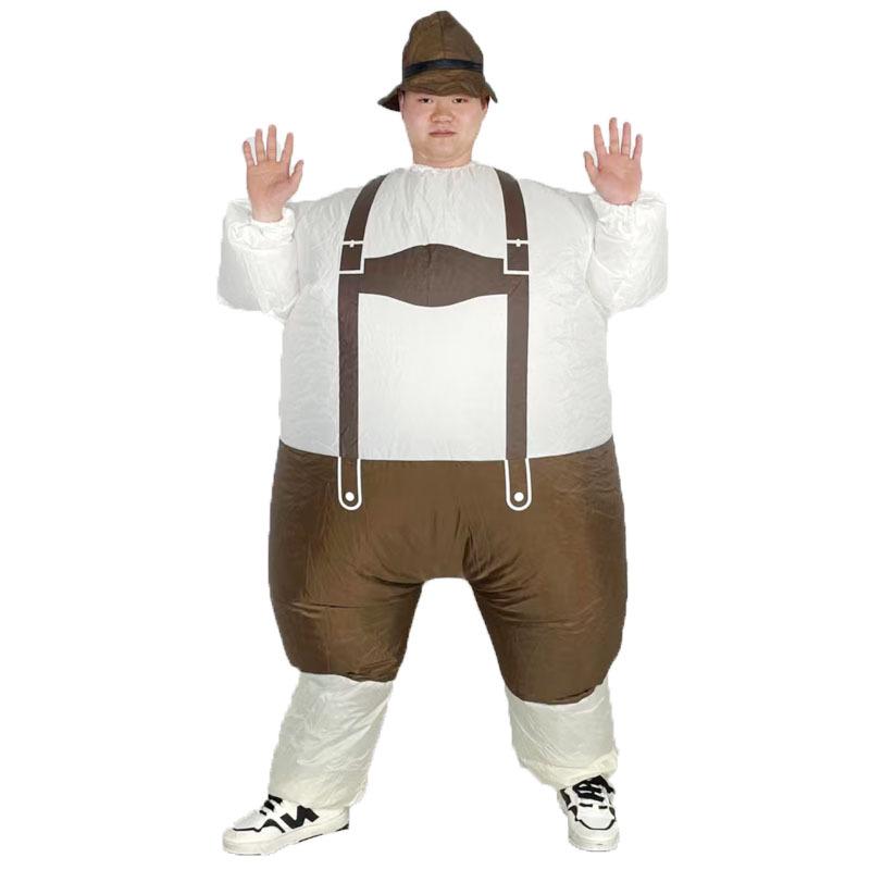 Adult Inflatable World Cup Football and Volleyball Costume - Funny Mascot for Parties and Events