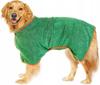 Dog Bathrobe S - Quick-drying, Soft, Green