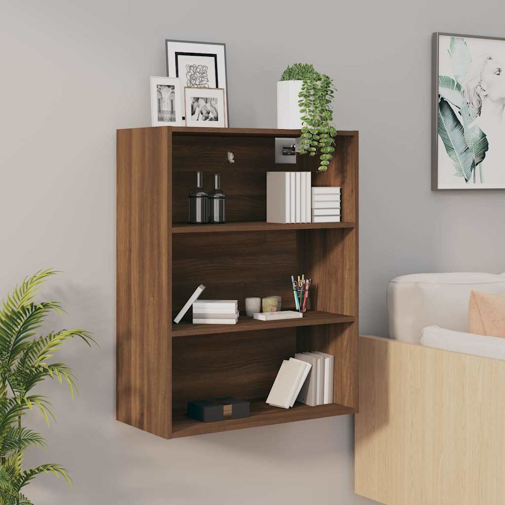 vidaXL Hängeschrank Braun Eichen-Optik 69,5x32,5x90 cm braun