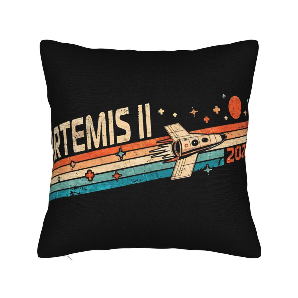 Back to the moon Artemis II Pillowcase Merch Soft Cushion Cover Decorative Pillow Case Cover Home Multi Size