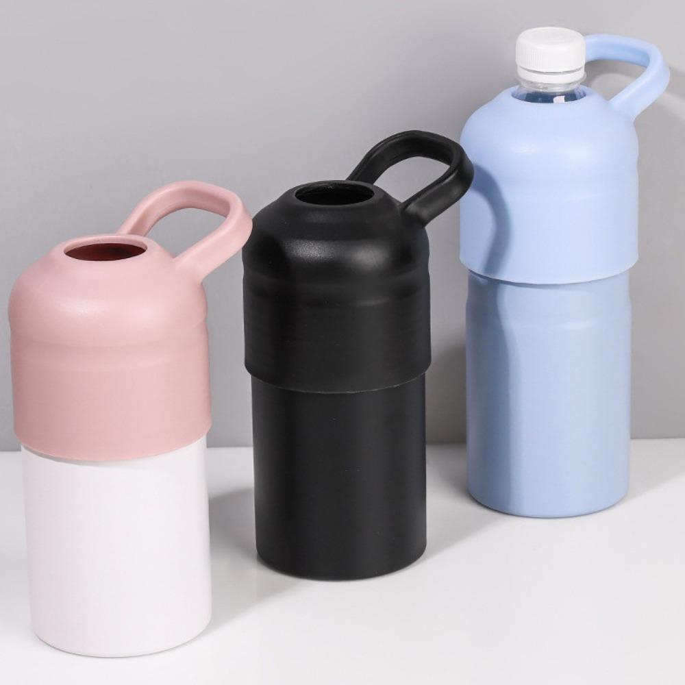 

Double Wall Beverage Bottle Cooler Stainless Steel Bottle Cover Beer Bottle Cold Keeper Outdoor розовый